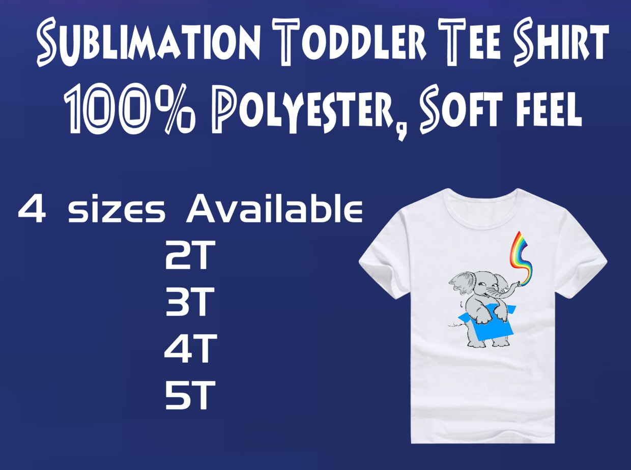 Sublimation Toddler Tee – Kilante Ink
