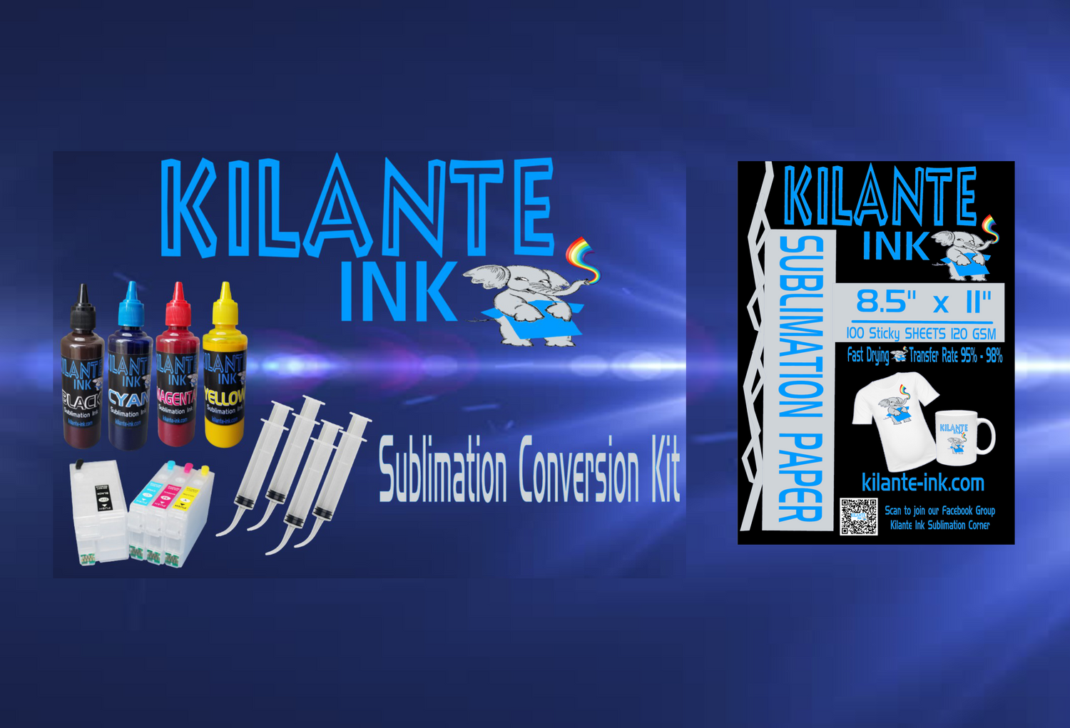 Sublimation Ink + 8.5x11 Sticky Sublimation Paper – Kilante Ink
