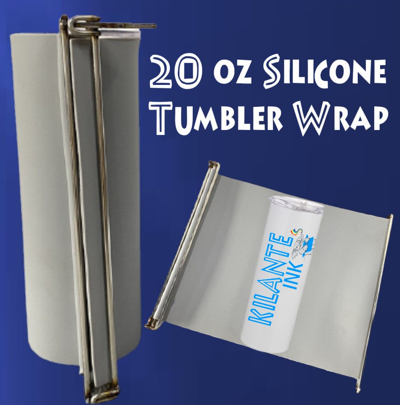 20oz Silicone Tumbler Wrap - Reusable - Kilante Ink